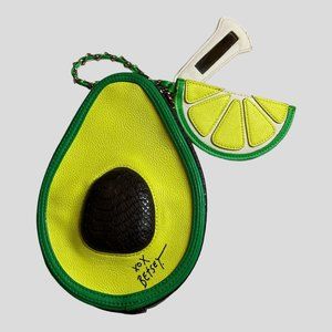 Betsey Johnson Holy Guacamole Avocado wrist purse